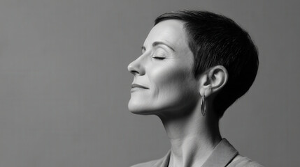 ai expert recommends mindful lifestyle through analysis featuring minimalistic portrait of individual