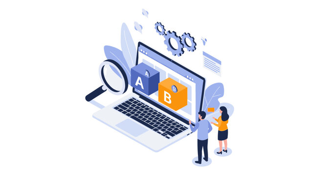 Analyzing website performance through a b testing methodologies for improved user experience and conversion rates