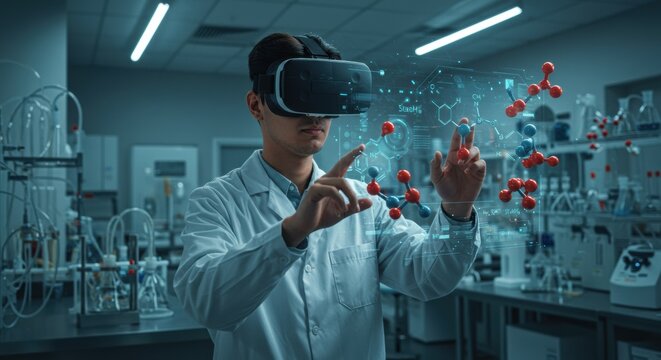 Virtual reality experimentation in science labs technology environment innovative research viewpoint