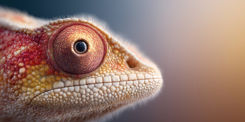 Fototapeta premium Chameleon Eye Close-Up