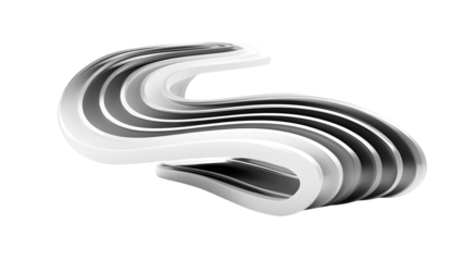 Irregular curve interacting with hard edge design