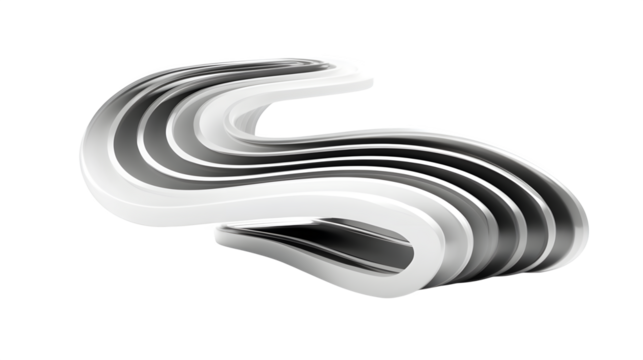 Irregular curve interacting with hard edge design