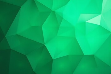 pop art freak cubism abstract faceted emerald green background illustration