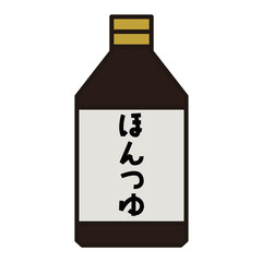 かわいいほんつゆのイラスト