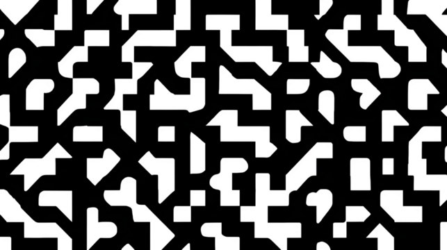 Off-set design pattern emphasizing creative imbalance