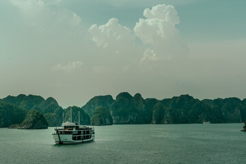 Landscape in Vietnam in Halong Bay. 