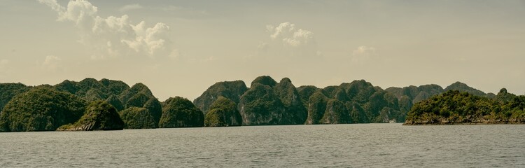 Landscape in Vietnam in Halong Bay. 
