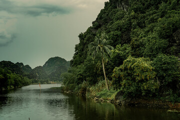 Landscape in Vietnam in Halong Bay. 