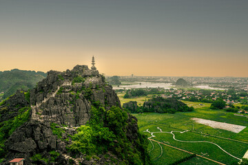 Landscape in Vietnam in Halong Bay. 