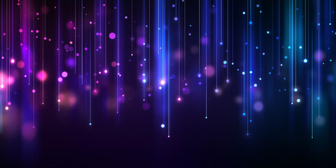 Blue purple glowing vertical light lines with abstract futuristic design
