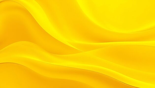 Abstract yellow wavy background with smooth, flowing lines and gradients, backdrop, abstract