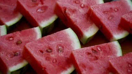 slice of watermelon as textured background