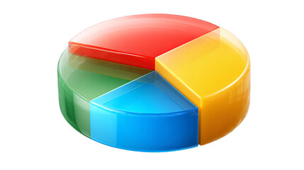Shiny Segmented Pie Chart for Data Analysis and Business Growth Visualization