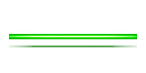 Bright green horizontal bar with a shadow