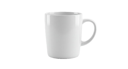 white cup isolated