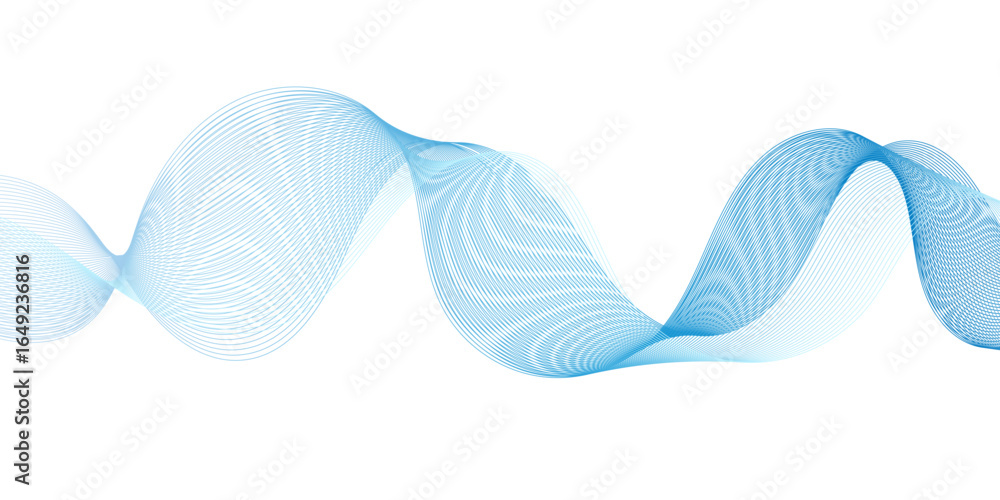 Poster vibrant and dynamic abstract design featuring colorful wave elements with stylized digital frequency