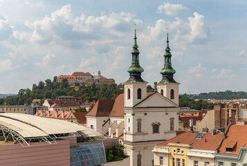Obraz premium Spilberk Castle and Saint Michael Church