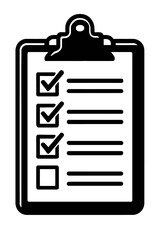 Essential Checklist on Clipboard for Task Completion and Productivity