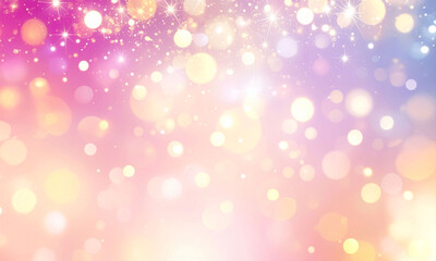 ピンク系グラデーションのキラキラ背景