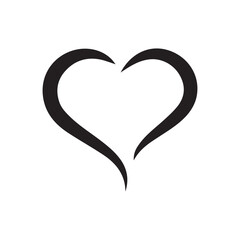 heart symbol vector illustration