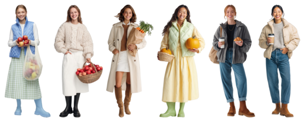 Autumn fashion with harvest vibes