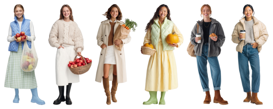 Autumn fashion with harvest vibes