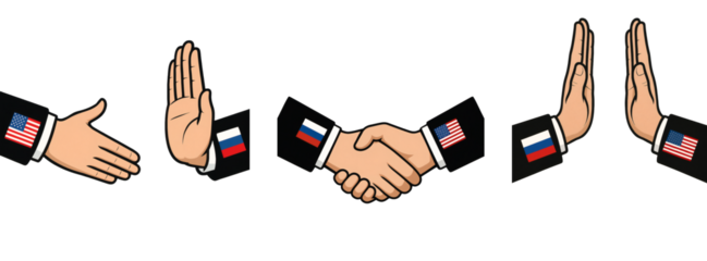 important negotiations between the USA and Russia. negotiations between leaders of powerful countries. stop the war. peace between countries. peace between Russia and Ukraine. stop the war. agreement 