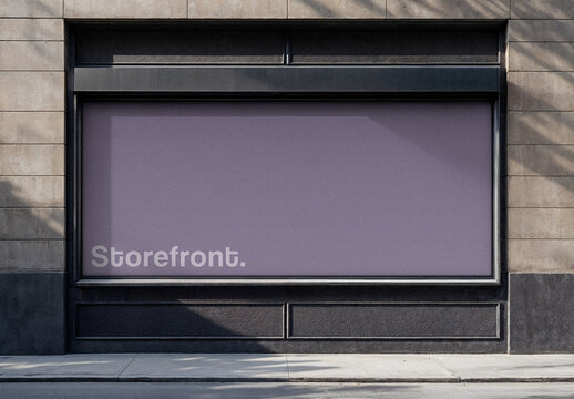 Storefront Billboard Mockup