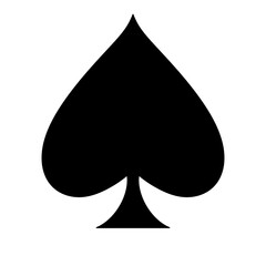Fototapeta premium Playing card Spade