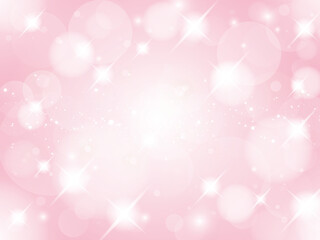 キラキラしたピンク色の光の背景素材
