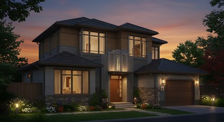 Fototapeta premium Experience a heritage-inspired home with striking details