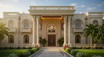 Fototapeta premium Architectural masterpiece showcasing exceptional craftsmanship
