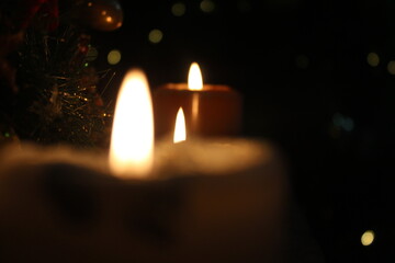 Christmas candles 