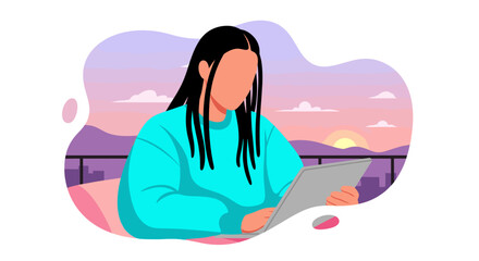 Frustrated woman working diligently at her desk with a laptop, feeling stressed and overwhelmed by tasks.