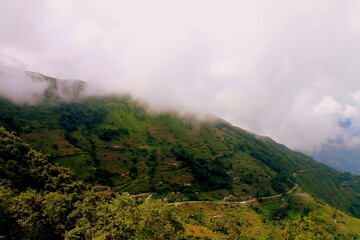 Cloud-Kissed Hills in Monsoon