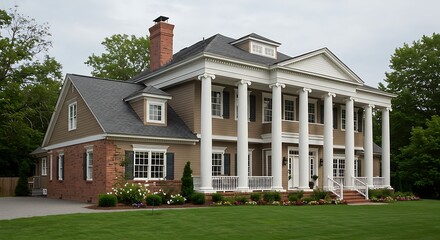 Discover stylish  a heritage-inspired home with striking details