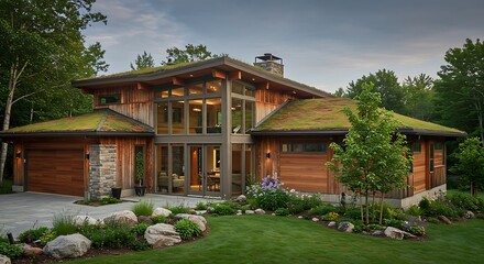Obraz premium Architectural stylish masterpiece showcasing exceptional craftsmanship