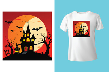 Happy Halloween design, Halloween Tshirt Pumpkin Patch Cutie, Scary Halloween T-shirt design EPS file, t-shirt design template