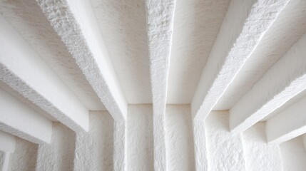 Eco-friendly attic insulation with cellulose material blown into ceiling cavities