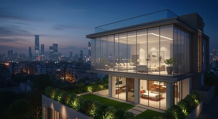 Obraz premium Admire stylish a exclusive home with striking details