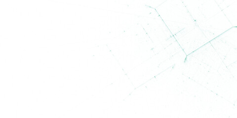 Geometrische Datenstruktur – grüne abstrakte Technologie-Vernetzung in modernem Design, Big Data, Blockchain, Digitalisierung, Analyse, KI, Wissenschaft, visuelle Kommunikation, Technologie