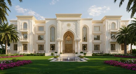 Obraz premium Step grand into the exclusive home with stunning details