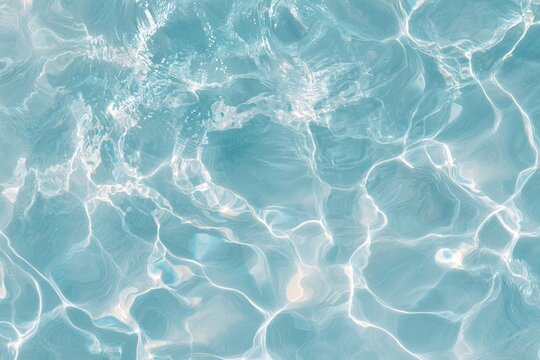 Light, rippling teal water surface