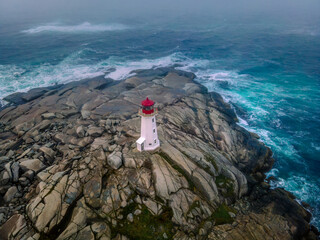 lighthouse on the rocks