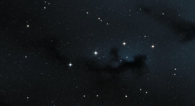 Pleiades star cluster in Taurus constellation with blue reflection nebula, deep space astrophotography, night sky celestial object, Seven Sisters