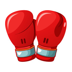 red boxing gloves