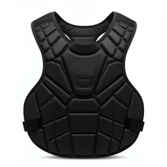 Sports chest protector with quilted foam padding and adjustable straps for baseball catchers and umpires professional equipment