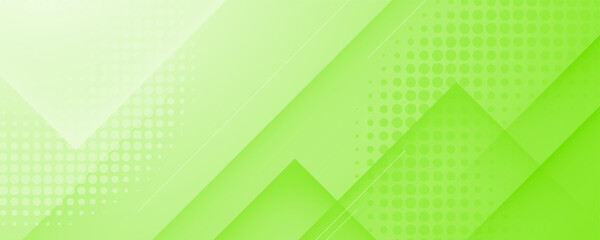 Naklejka na ściany i meble Abstract green background with flowing lines and modern design elements