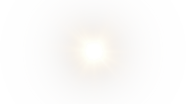 Beam, star, sunlight, light, sky PNG with golden summer glow and abstract fire. Isolated sun PNG on transparent background. Overlay for vector space, seasonal, or bright design illustration.