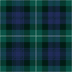 Lamont tartan plaid. Scottish pattern fabric swatch close-up. 